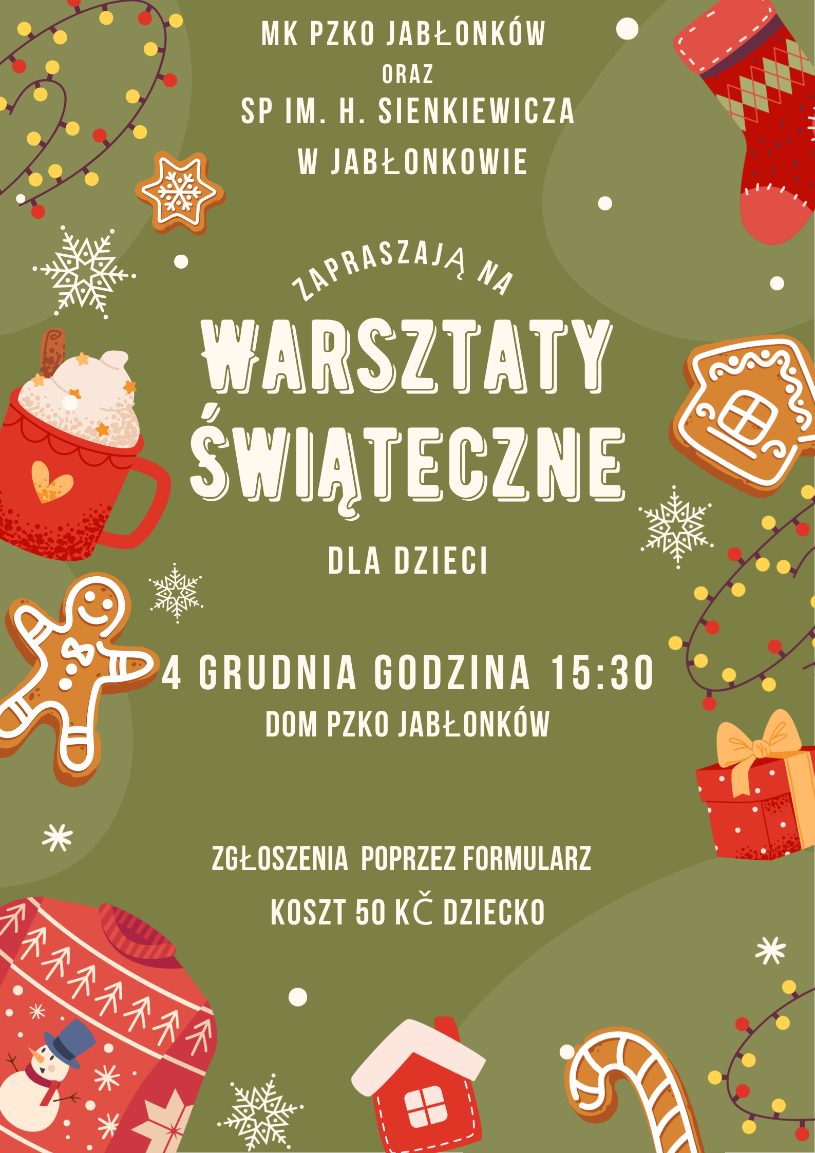 Warsztaty świąteczne dla dzieci
