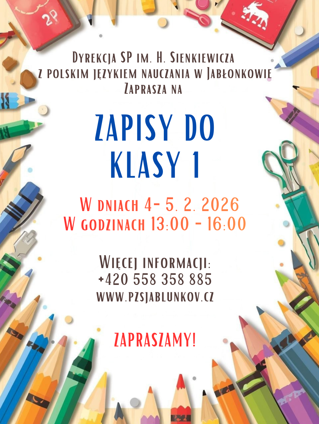 Zapisy do klasy 1